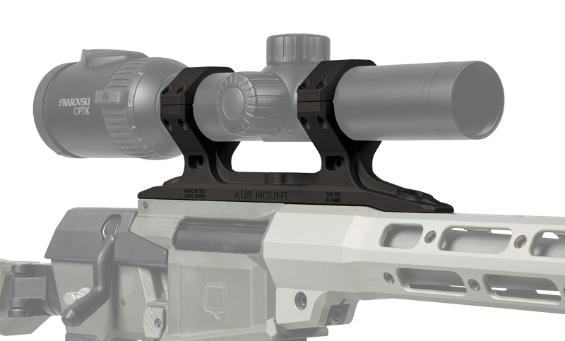 Q The Fix Scope Mount 34mm, Black - 100-322