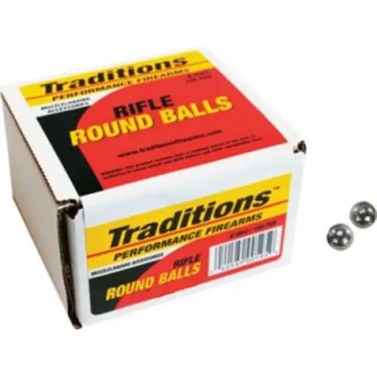 Traditions Muzzleloading Revolver Lead Round Ball 36 Caliber - A1641