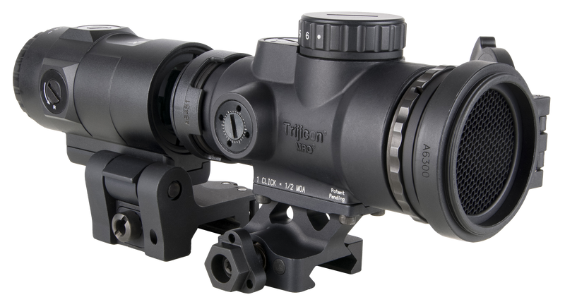 Trijicon MRO SD 1x25 2 MOA Red Dot Sight with 3x Magnifier, Black - MRO-C-2200367