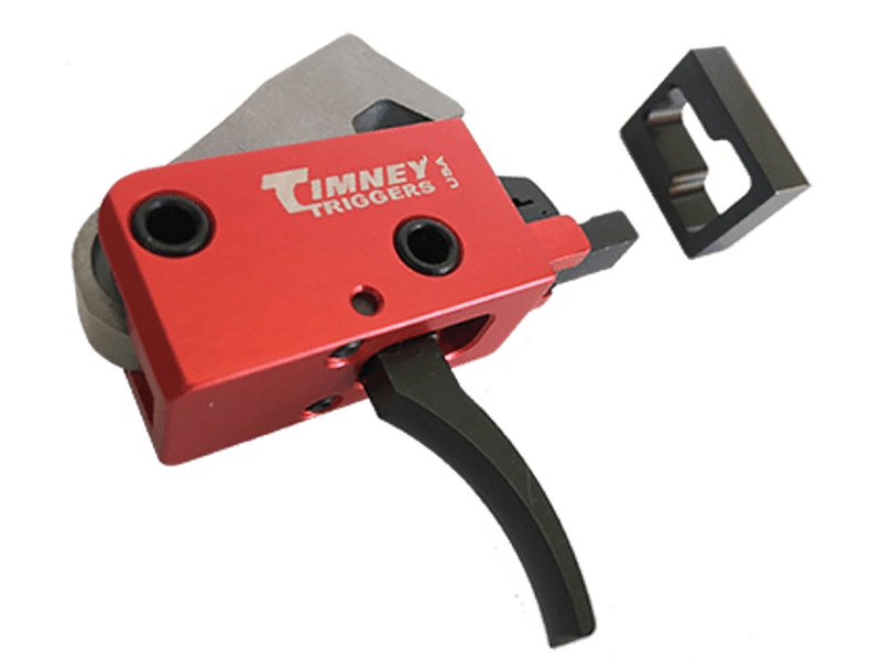 Timney Triggers 682 PCC Trigger Two-Stage Curved 2 lbs, Black/Red - 682