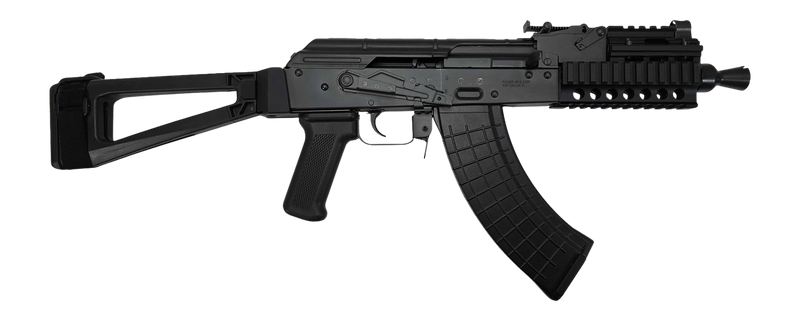 Pioneer Hellpup Micro Pro 7.62x39 7" 30rd Pistol, Black - AK0031KAKTF