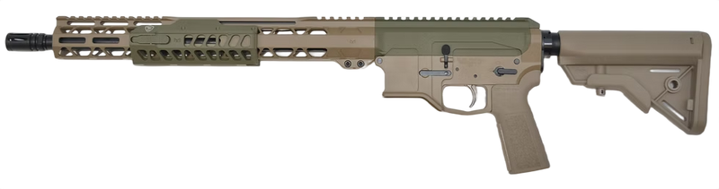 Bilson Arms BA-15FC 5.56 NATO 16" 20rd Rifle, FDE/Sniper Green - ARFCSFG20R1