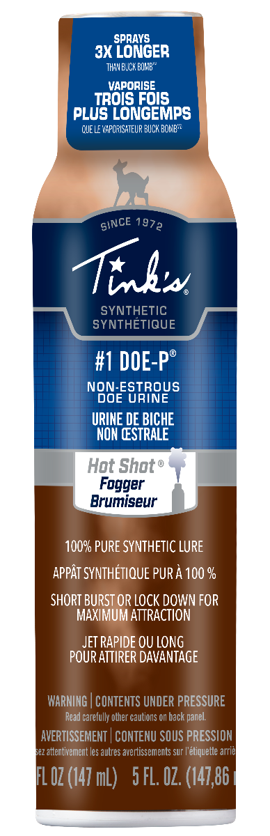 Tinks #1 Doe-P Synthetic Deer Attractant Doe Urine Scent 5 oz Aerosol - W5272BL