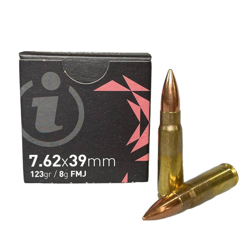 Global Ordnance Igman 7.62x39 123gr FMJ Rifle Ammunition - AI IGM76239