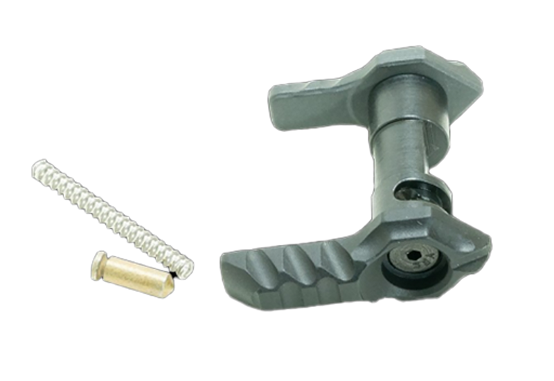 Timber Creek Outdoors Greyman Safety Selector, Ambidextrous Black Aluminum - GAMBISSBL