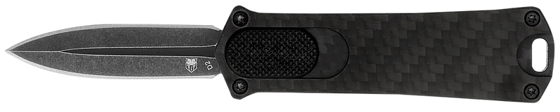 Cobratec Knives 952 OTF Dagger Black - 952BLKDAGNS