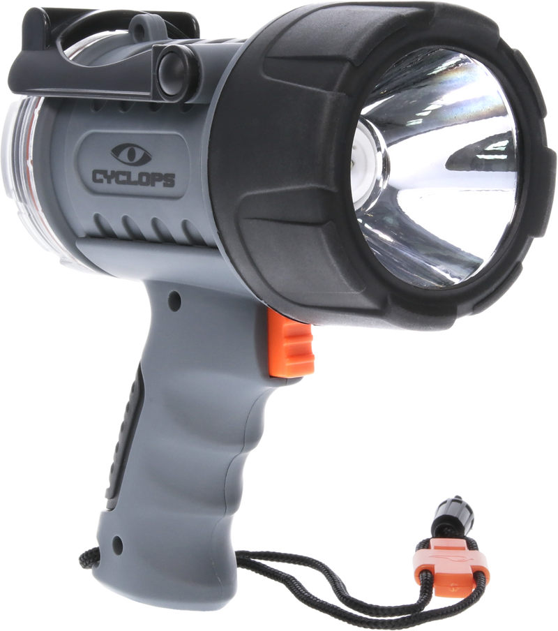 Cyclops CYC700WP Handheld Spotlight, Black/Gray - CYC700WP