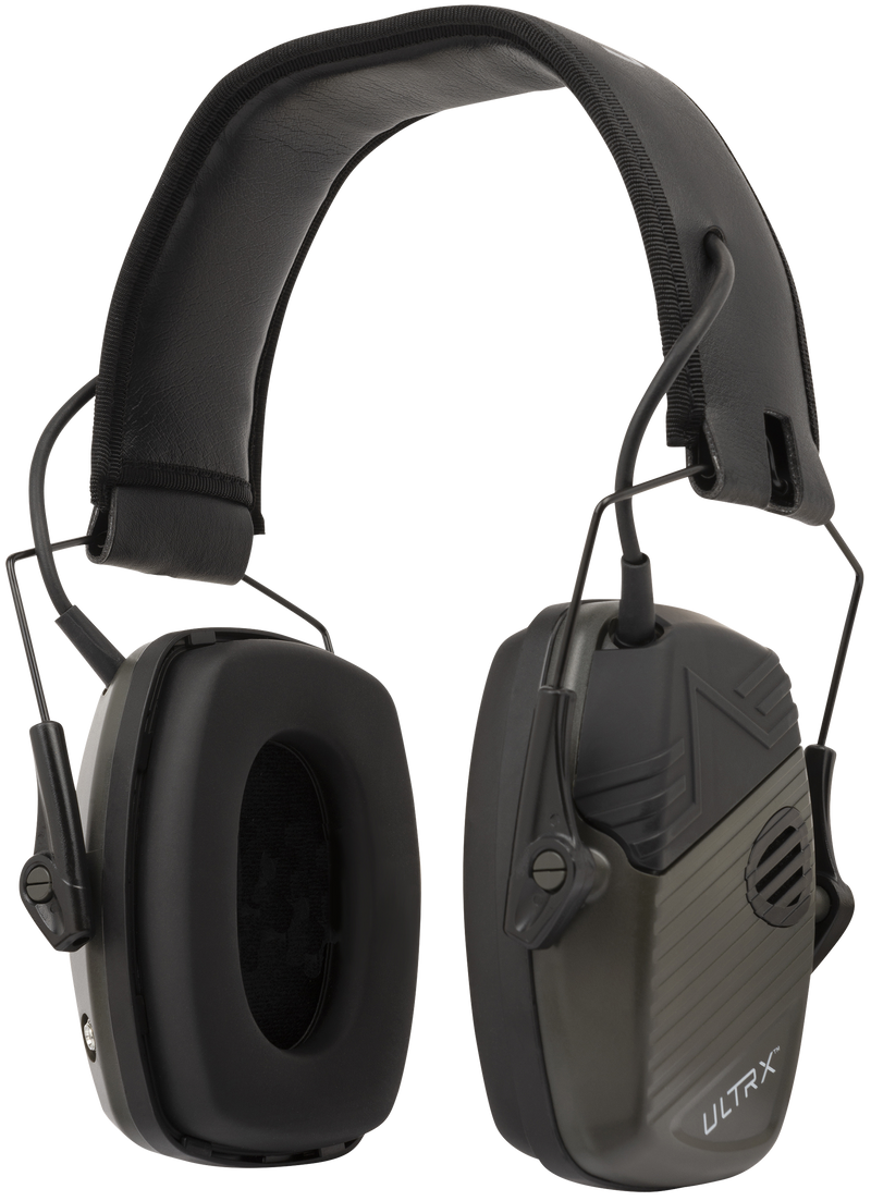 Allen Ultrax Stereo Electronic Earmuff, Olive - 4113