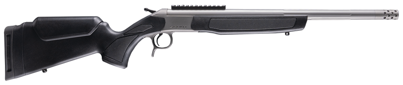 CVA Scout Takedown 360 Buckhammer 20" 1rd Break-Action Rifle, Stainless/Black - CR4440S