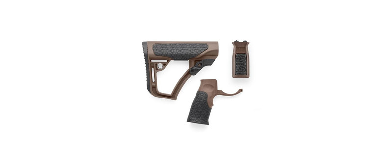 Daniel Defense AR-15 Furniture Kit M-LOK Mil-Spec+ Brown - 28-088-12065-011