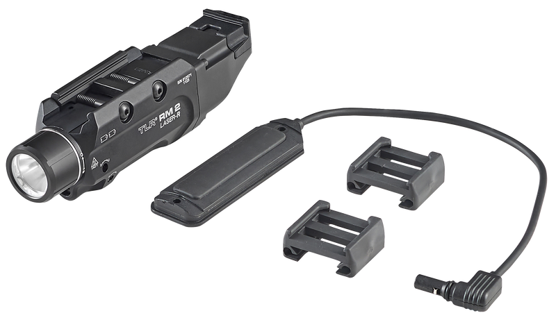 Streamlight TLR RM 2 Laser Weapon Light with Remote Switch, Black - 69447