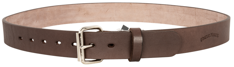Uncle Mike's Gun Belt Dark Brown Leather - BLTUM46/50DBR