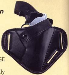 Uncle Mike's Sidekick Super Belt Slide Holster, Black - UM 86360