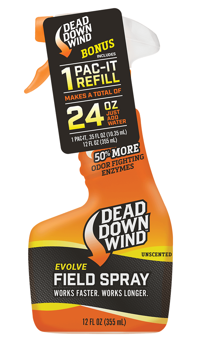 Dead Down Wind Evolve Field Spray Pac-It Combo Odor Eliminator, Unscented - 1312418