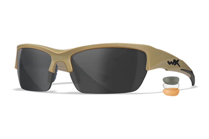 Wiley X Valor Eye Protection, Matte Tan - CHVAL06T