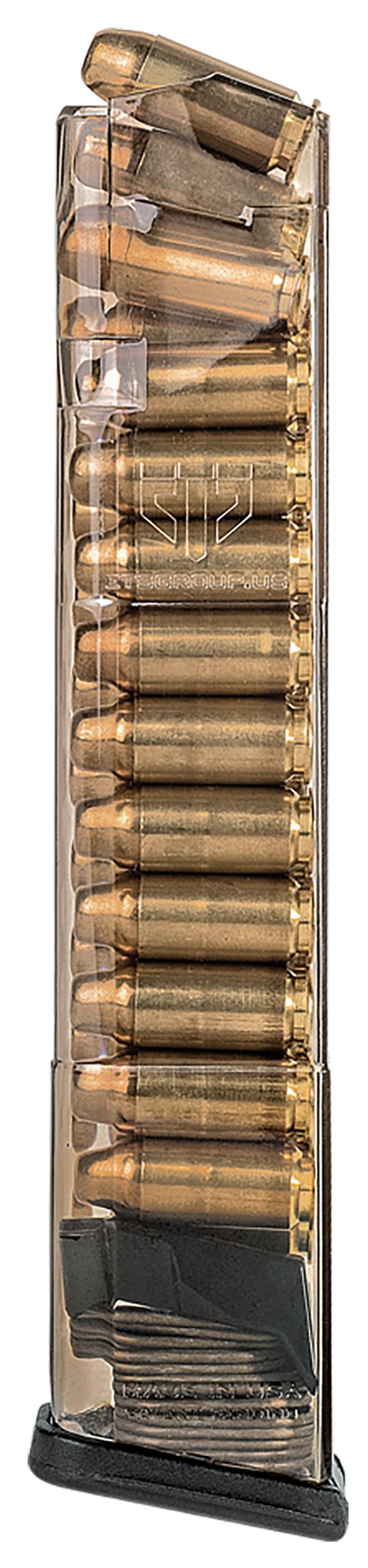 Elite Tactical Systems Group GLK22170 40 S&W 24rd Handgun Magazine, Clear Polymer - GLK22170