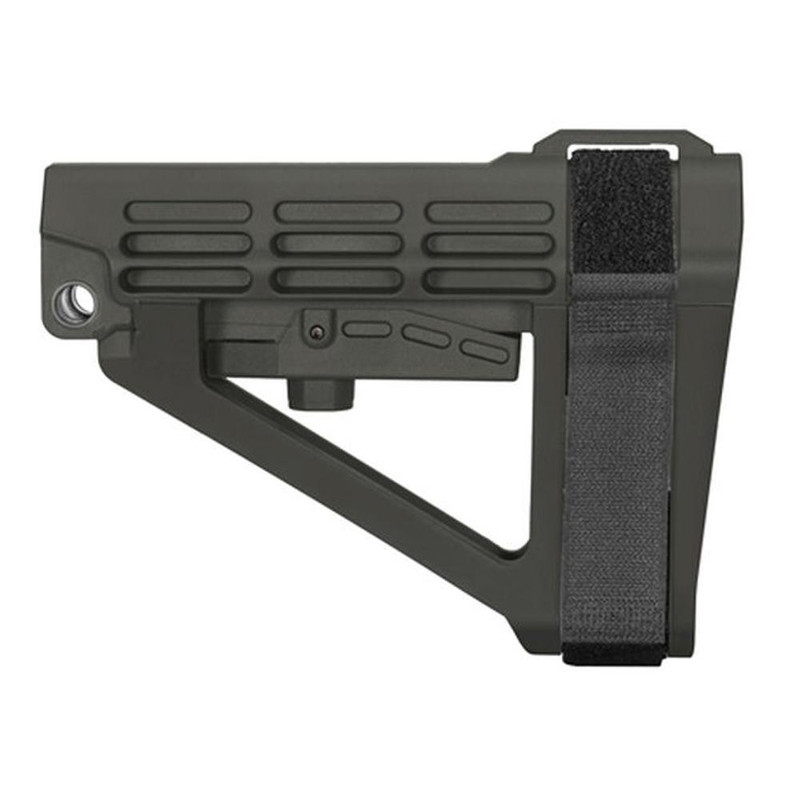 SB Tactical SBA4 5-Position Adjustable Brace, Stealth Gray - SBT SBA4X03MSB