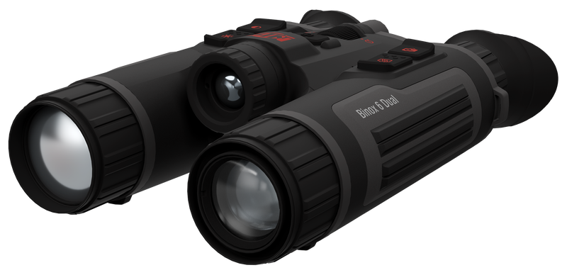 ATN Binox 6 Dual 3-24x35 Thermal/Night Vision Binocular with Laser Rangefinder, Black - MSBNB6635A