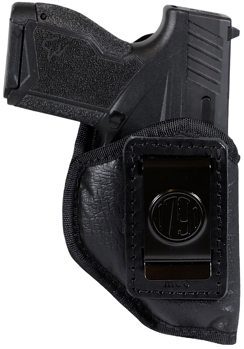 1791 Gunleather EcoCarry IWB Holster, Black Right Hand - ECO-MC3-BLK-R