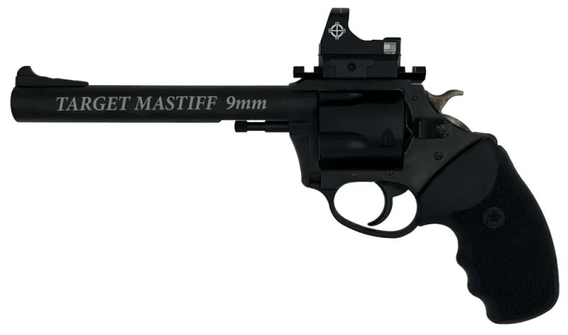 Charter Arms Target Mastiff 44 Special 6" 5rd Revolver, Black Nitride - CA 64465