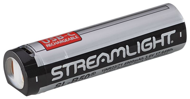Streamlight SL-B50 Rechargeable Battery Pack, Silver/Black - 22111
