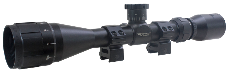 BSA Sweet 17 3-9x40mm Adjustable Objective Rifle Scope, Black Matte - 1739X40AO