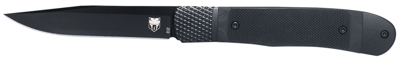 Cobratec Knives Trapper Small Folding Knife, Black - CTTHRG10BKO