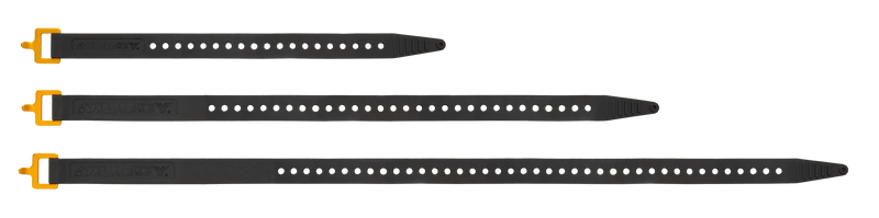 Muddy Stretch Strap Combo Pack Black - MUDSSC3PK