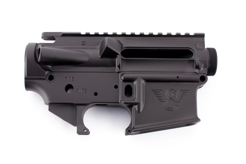 Wilson Combat AR-15 Forged Upper/Lower Receiver Set, Black Armor-Tuff - TR-LOWUPP-ATB