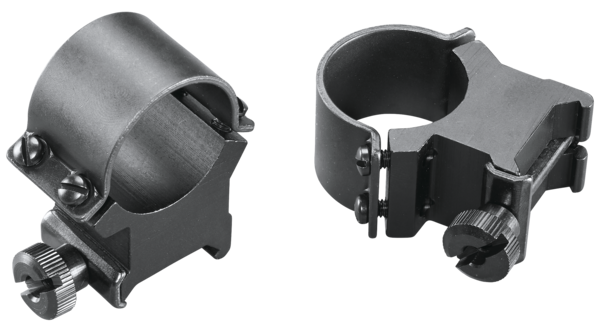 Weaver Sure Grip Detachable Rings 1" Extra High Matte Black - 49165