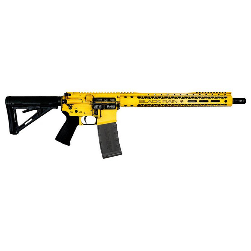Black Rain Ordnance Spec+ Patriot 5.56 NATO 16" 10rd Rifle, Custom Gadsden Flag CA Compliant - BRO-PAT-GADSDEN-CA