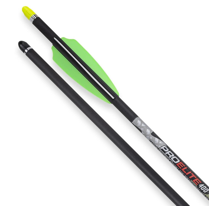 TenPoint Pro Elite 400 Carbon Arrows 20" White - TP HEA6603