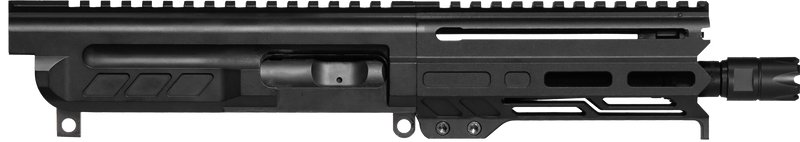 CMMG Dissent 9mm Luger Upper Receiver Assembly, 6.50" Barrel, Left Side Charging Handle, Armor Black - 94B6829AB