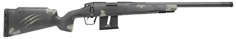 Fierce Firearms Carbon Razor 22 LR 18" 10+1 Bolt-Action Rifle, Black Cerakote/Forest Camo - FRR22LR18BF