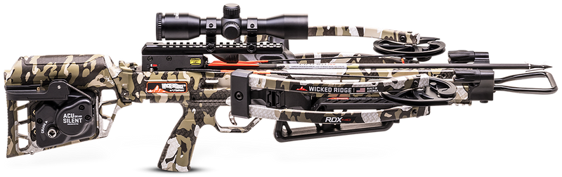 Tenpoint Wicked Ridge RDX 410 Reverse-Draw Crossbow ACUdraw Silent Pro-View 400 Scope Peak XT - WR240604556