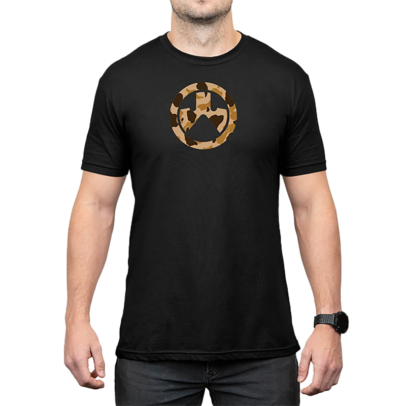 Magpul Raider Camo Icon CVC Short Sleeve Shirt, Black - MAG1527-001-2XL