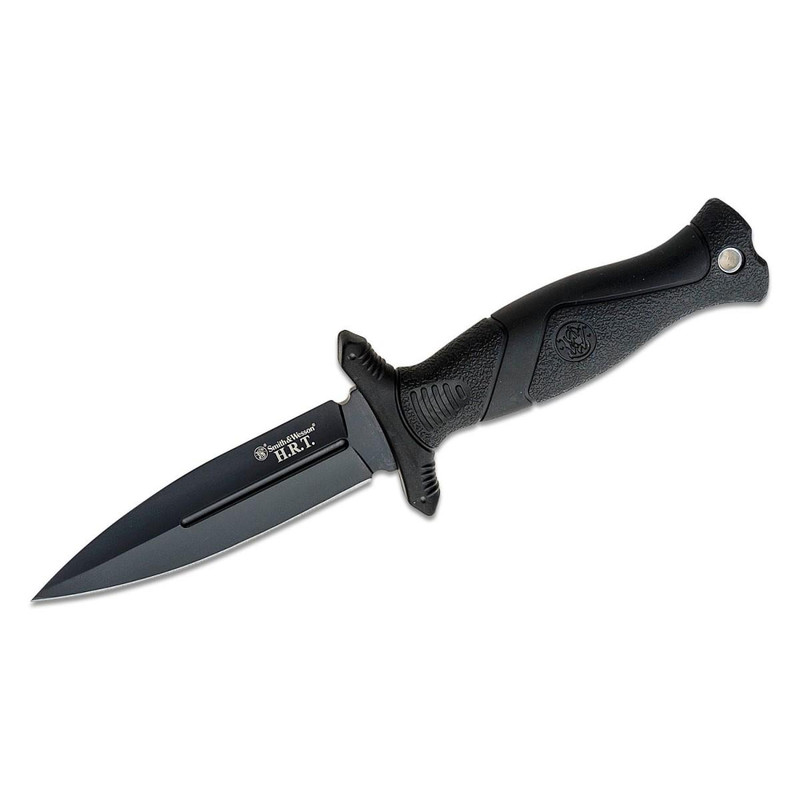 Smith & Wesson HRT Fixed Blade Boot Knife 4" Black - 1182572