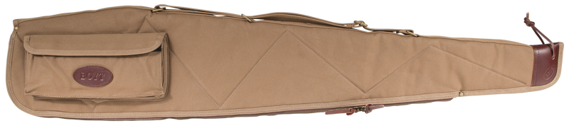 Boyt Harness Alaskan Rifle Case 48" Waxed Khaki Canvas with Brass Hardware - OGC98PL06