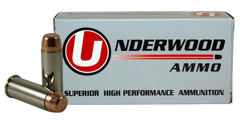 Underwood Ammo 44 Special 245gr Full Metal Jacket Flat Nose Handgun Ammo, 50rd Box - 323