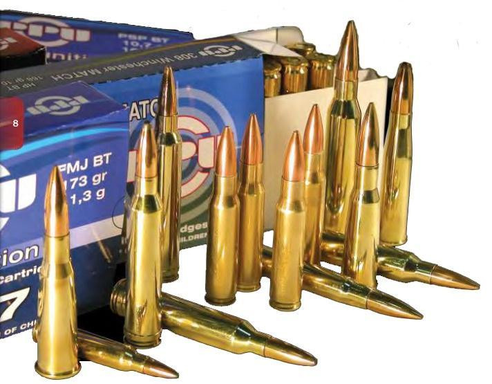 PPU 7mm-08 Rem 141 gr PSP BT Rifle Ammunition, Brass - PP708