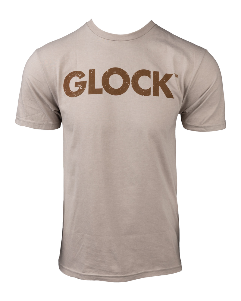 Glock Caliber Tee Short Sleeve Shirt, Tan - AP96374