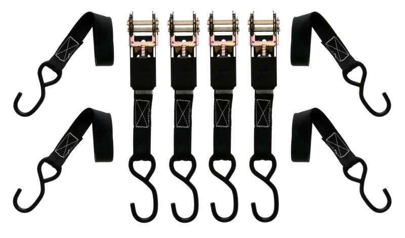 Muddy Standard Duty Ratchet Strap 1" x 10' - MUD-SDRS10-4PK