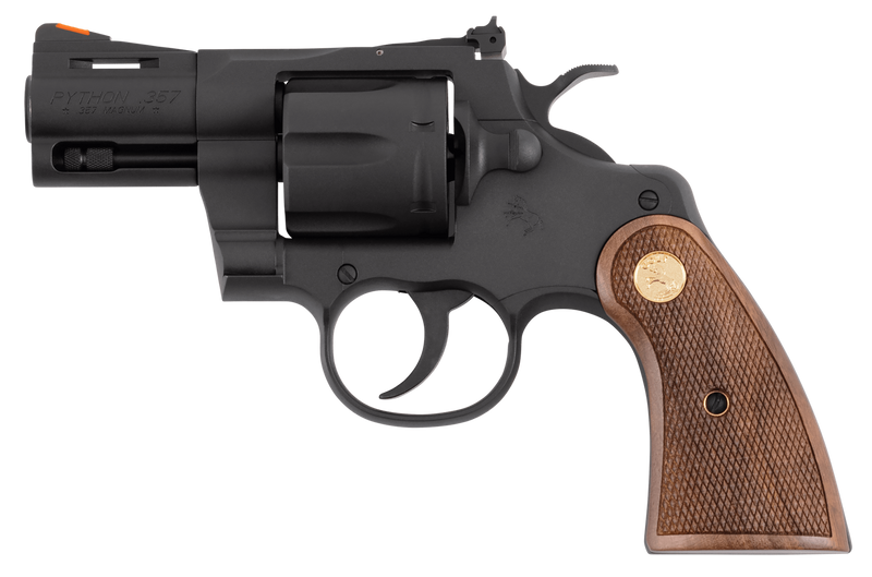 Colt Python 357 Magnum 2.5" 6rd Revolver, Matte Blued - PYTHONBM2WTS