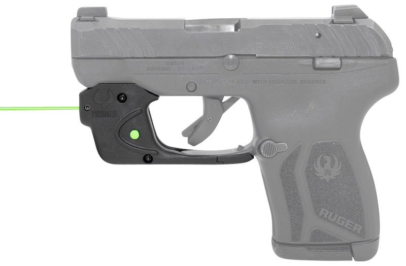 Viridian E-Series Green Laser Sight for Ruger LCP Max, Black - 912-0071