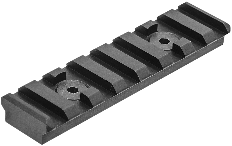 Leapers M-LOK Rail Section 8-Slot, Black - MTURS09M