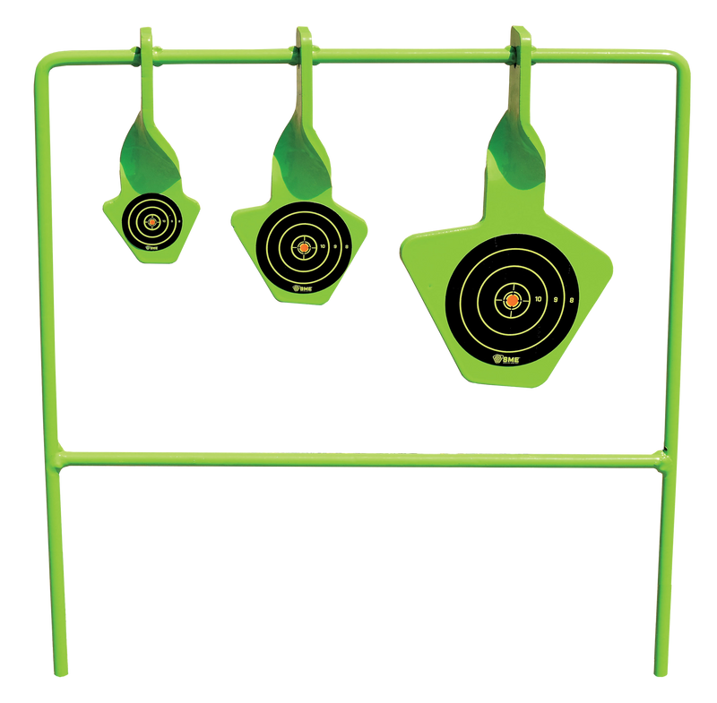 SME Spinning Target .22 Caliber Rimfire Pistol/Rifle Steel Black/Green - SMEST22