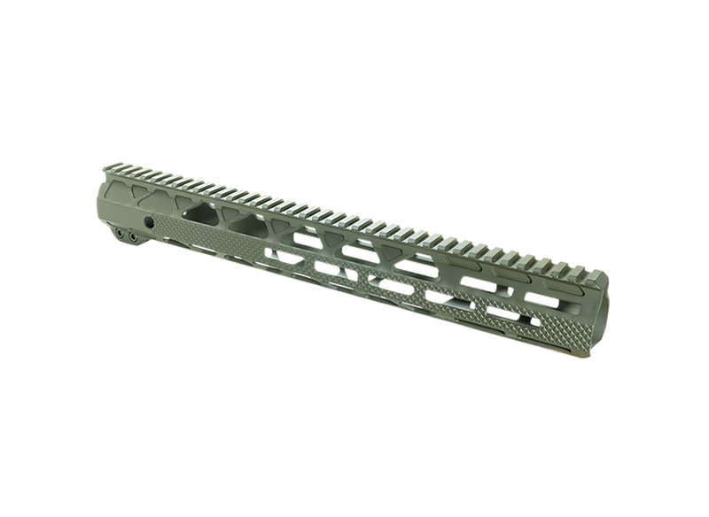 Timber Creek Outdoors Greyman 10" M-LOK Handguard, Aluminum - G10HGF