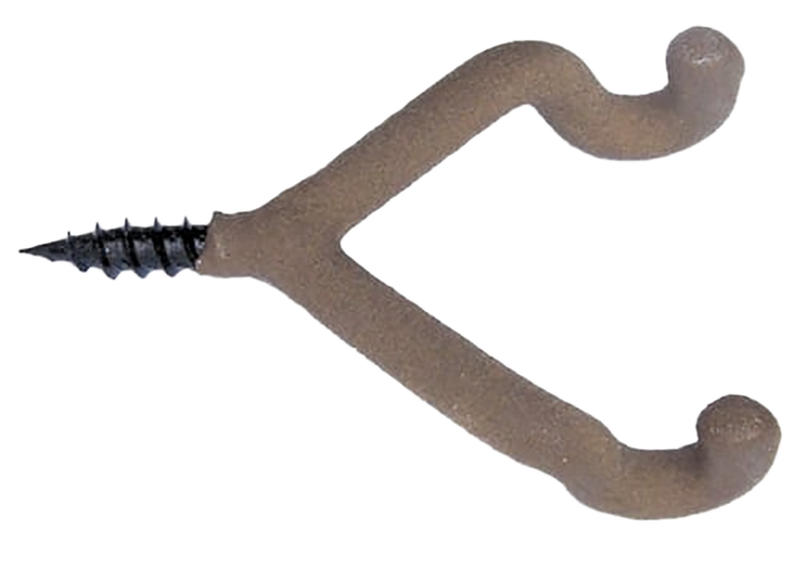 HME Dual Accessory Hook 3 Pack, Brown - HMEDAH3