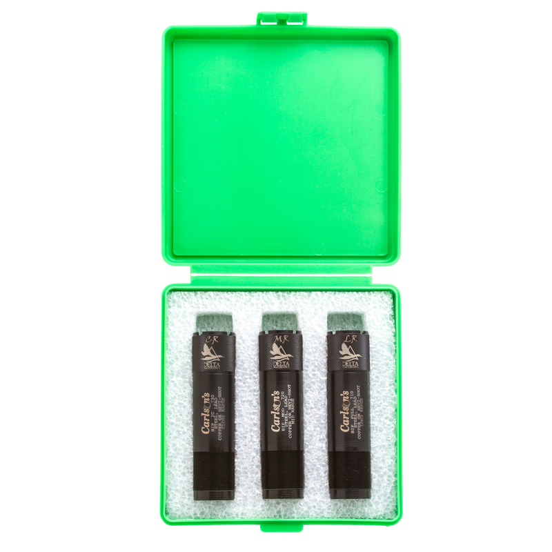 Carlson's Delta Waterfowl Extended Choke Tubes, Invector-Plus, 12 Gauge, Black - 07369