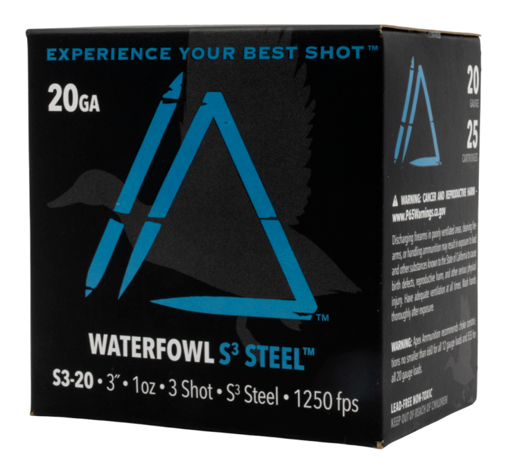 Apex Ammunition Steel 20 Gauge 3" Shotshell Ammo 250 Round Case - S320-3